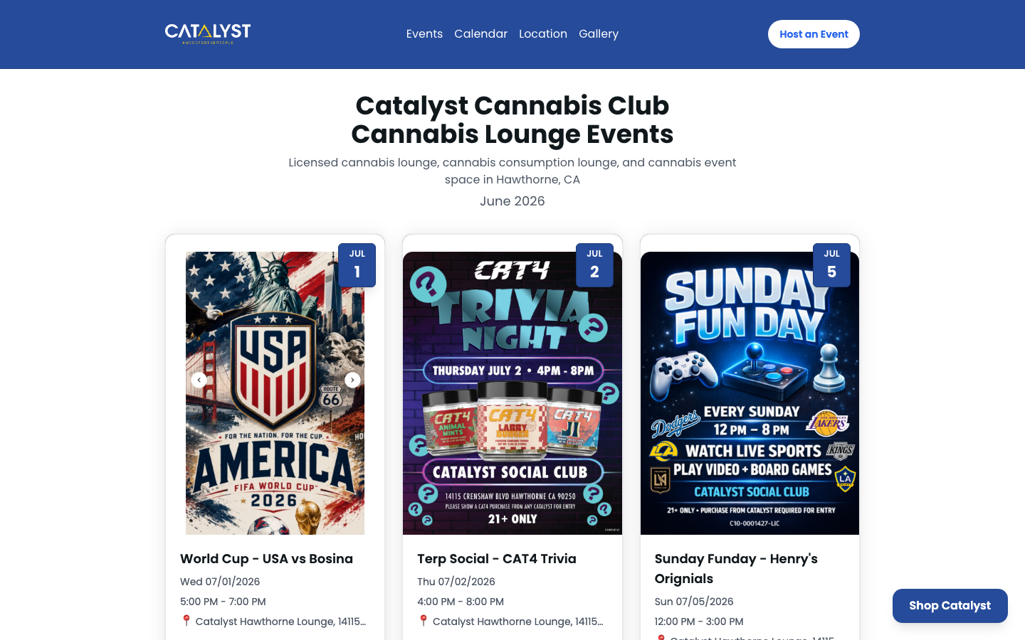 Catalyst Social Club Screenshot